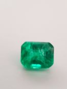 Stunning 8.55 Cts. Natural Green Emerald