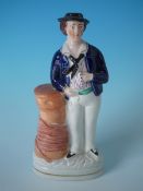Staffordshire Pottery sailor figure