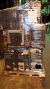 Pallet of Log Fires and Heaters, WarmLite, Easy Home