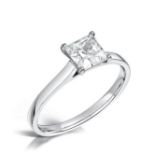 A Brand New Princess Cut Diamond Solitaire