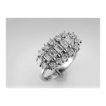 An Impressive Multistone Diamond Ring