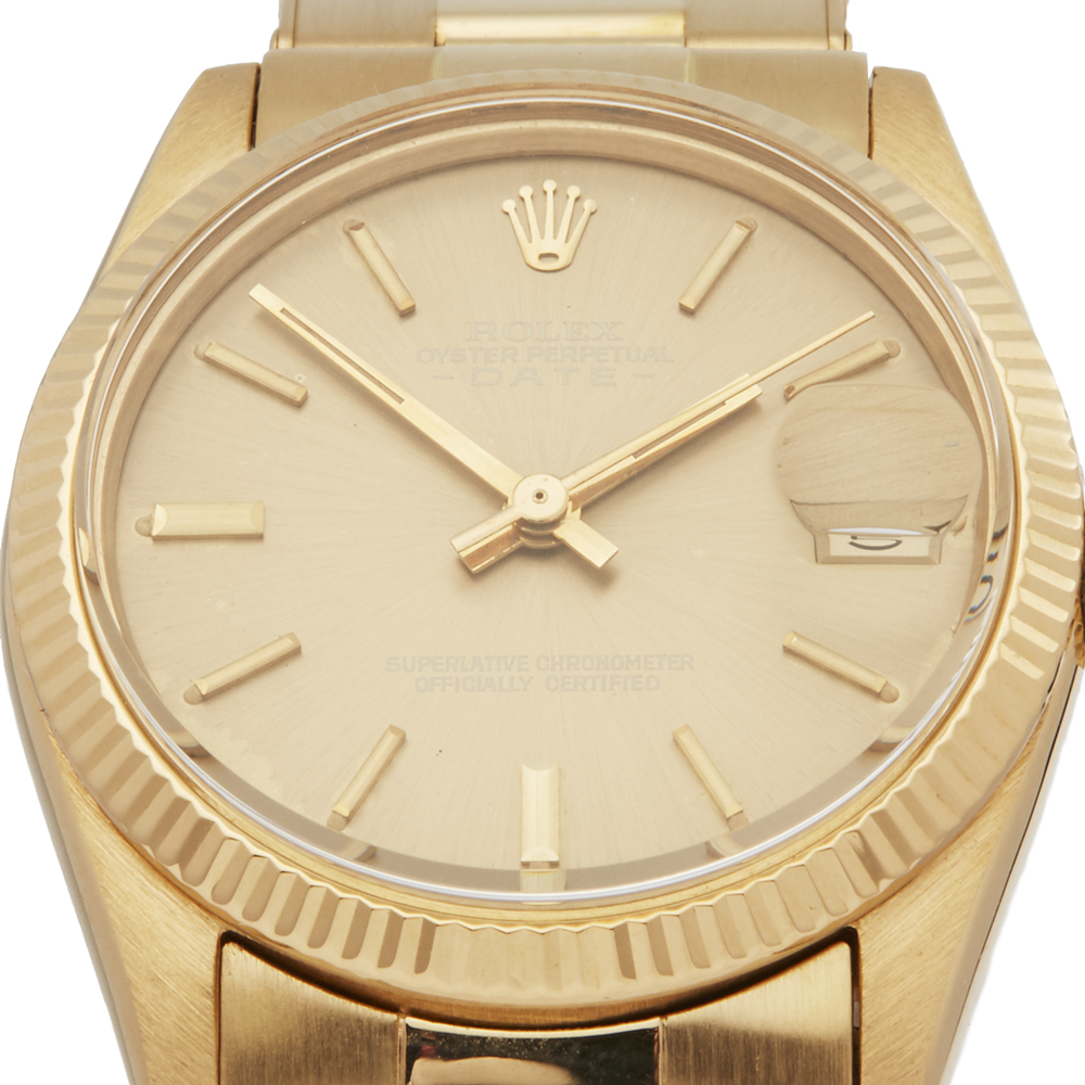 Rolex Oyster Perpetual Date 31 18K Yellow Gold - 6824 - Image 3 of 12
