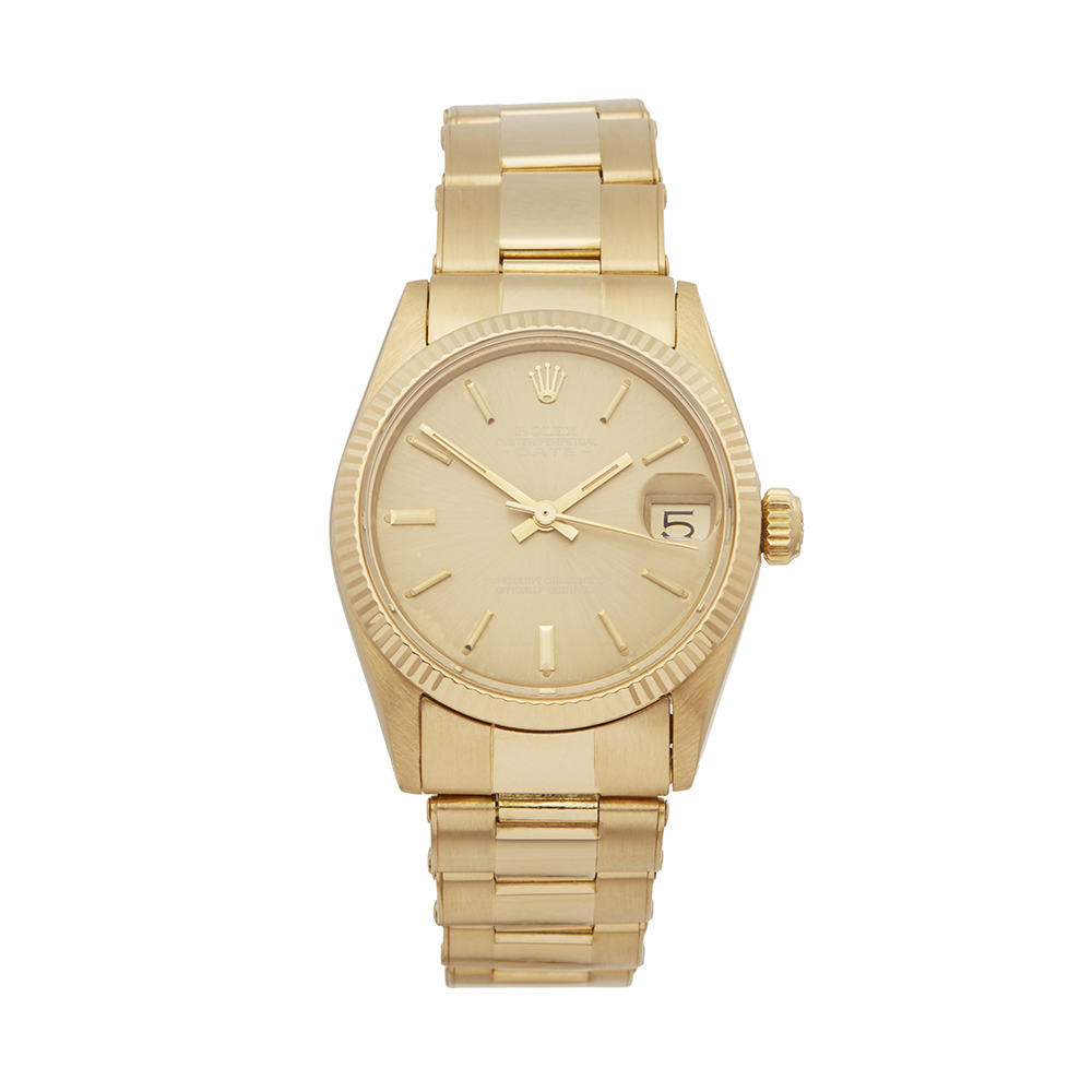 Rolex Oyster Perpetual Date 31 18K Yellow Gold - 6824 - Image 2 of 12