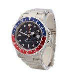 Rolex GMT-Master II Pepsi Stick Dial Stainless Steel - 16710