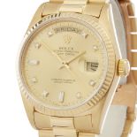 Rolex Day-Date 36 18K Yellow Gold - 18038