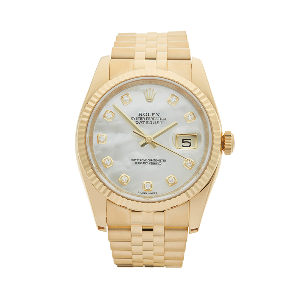 Rolex Datejust 36mm 18K Yellow Gold - 116238 - Image 2 of 7