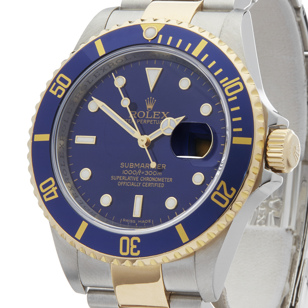 Rolex Submariner Stainless Steel & 18K Yellow Gold - 16613LB