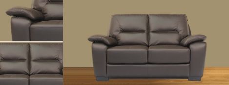 Brand new and boxed Stamford Brown Leather 2 Seater Sofa