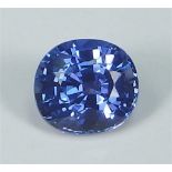 IGI Certified 0.83 ct. Untreated Royal Blue Sapphire - KASHMIR