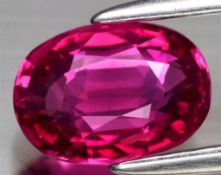 LOTUS certified 1.06 ct. Untreated Ruby - MOZAMBIQUE