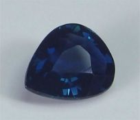 GIA Certified 1.08 ct. Untreated Blue Sapphire - MADAGASCAR