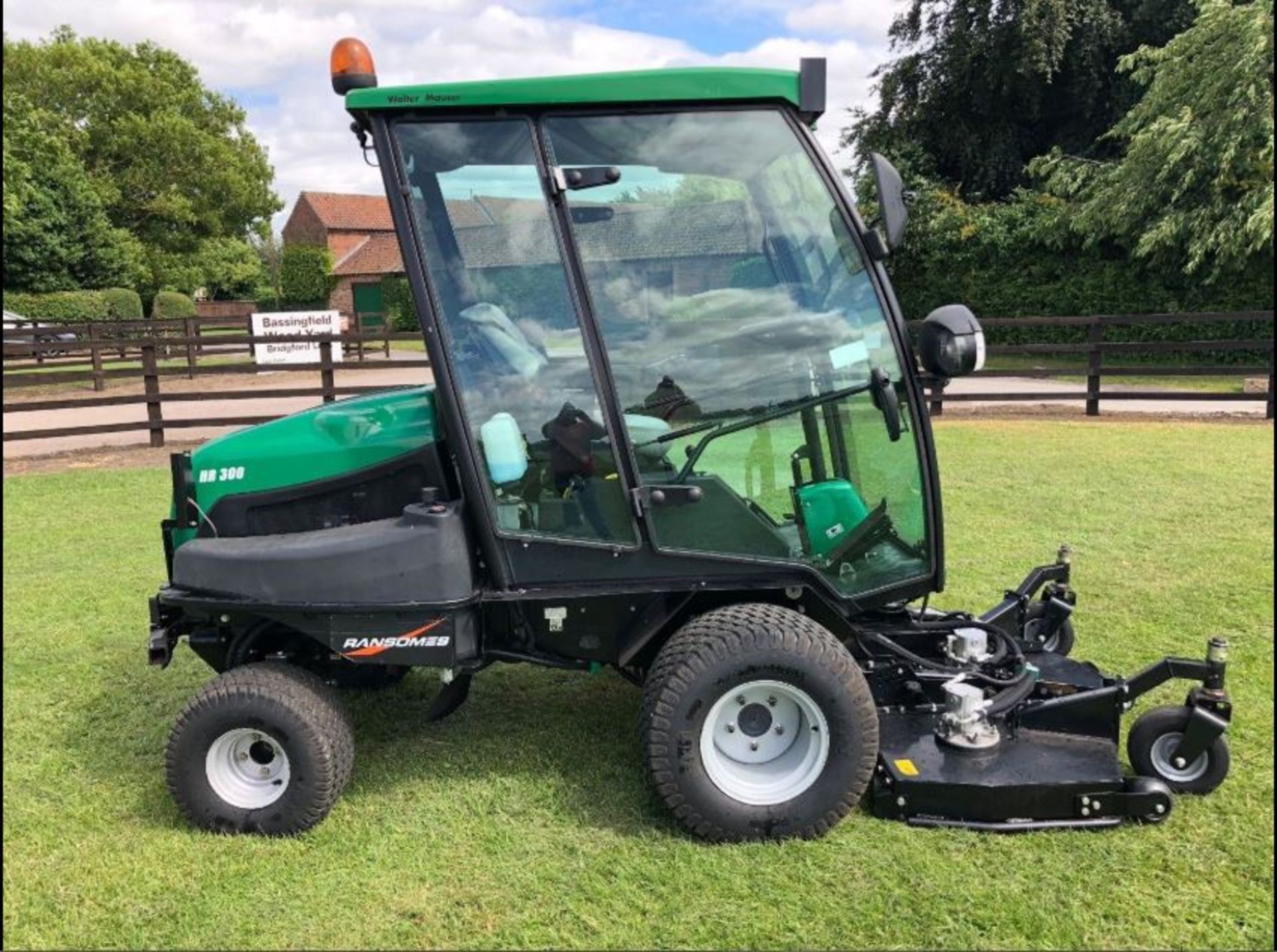 Ransomes HR300T upfront ride on rotary mower, Year 2012, 60" cut, road registered, 4 wheel drive.