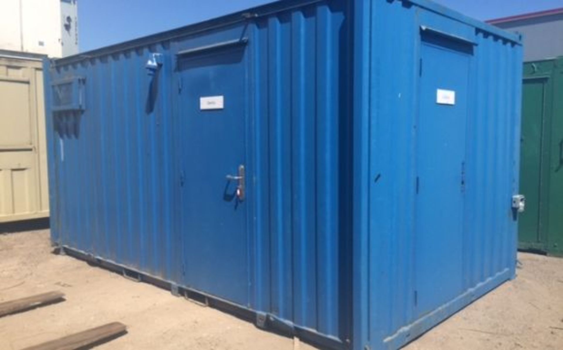 16'x9' Anti-Vandal Toilet and Shower Block