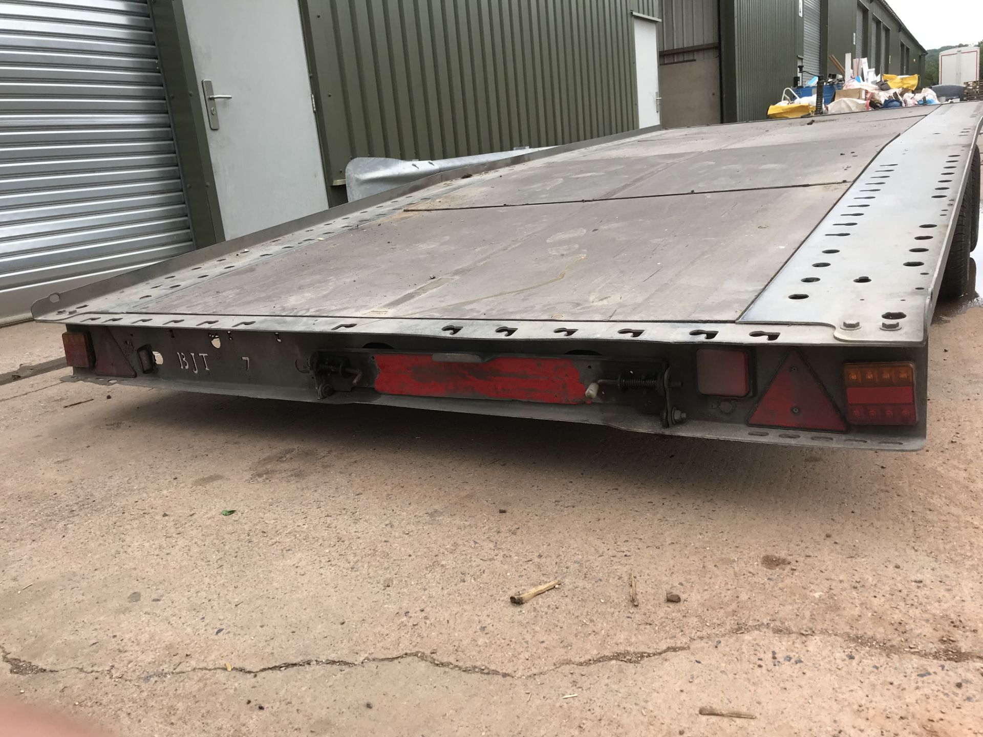 Brian James 3000kg (3Ton) Plant / recovery Beaver Tail Trailer with ramps - Image 2 of 5