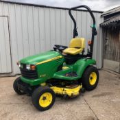 John Deere X749 Diesel Ride On Tractor c/w 48" cut Mower