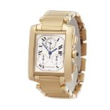 Cartier Tank Francaise Chronoflex 18K Yellow Gold - W50005R2