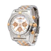 Breitling Chronomat Stainless Steel & 18K Rose Gold - IB011053/A697