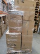 (R62) PALLET TO CONTAIN 7 LUXURY BASIN CABINETS.. Huge Re-Sale Potential. Sold On Behalf Of A