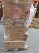 (R64) PALLET TO CONTAIN 20 ITEMS OF VARIOUS BATHROOM STOCK TO INCLUDE:BASIN CABINET, TOILET PAN,