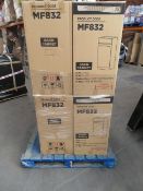 (R68) PALLET TO CONTAIN 8 x BRAND NEW BATHROOM CABINETS. Huge Re-Sale Potential. Sold On Behalf Of A