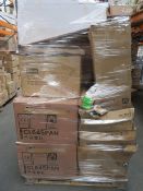 (R102) PALLET TO CONTAIN 19 ITEMS OF VARIOUS BATHROOM STOCK TO INCLUDE: BASIN CABINETS, TOILET PANS,