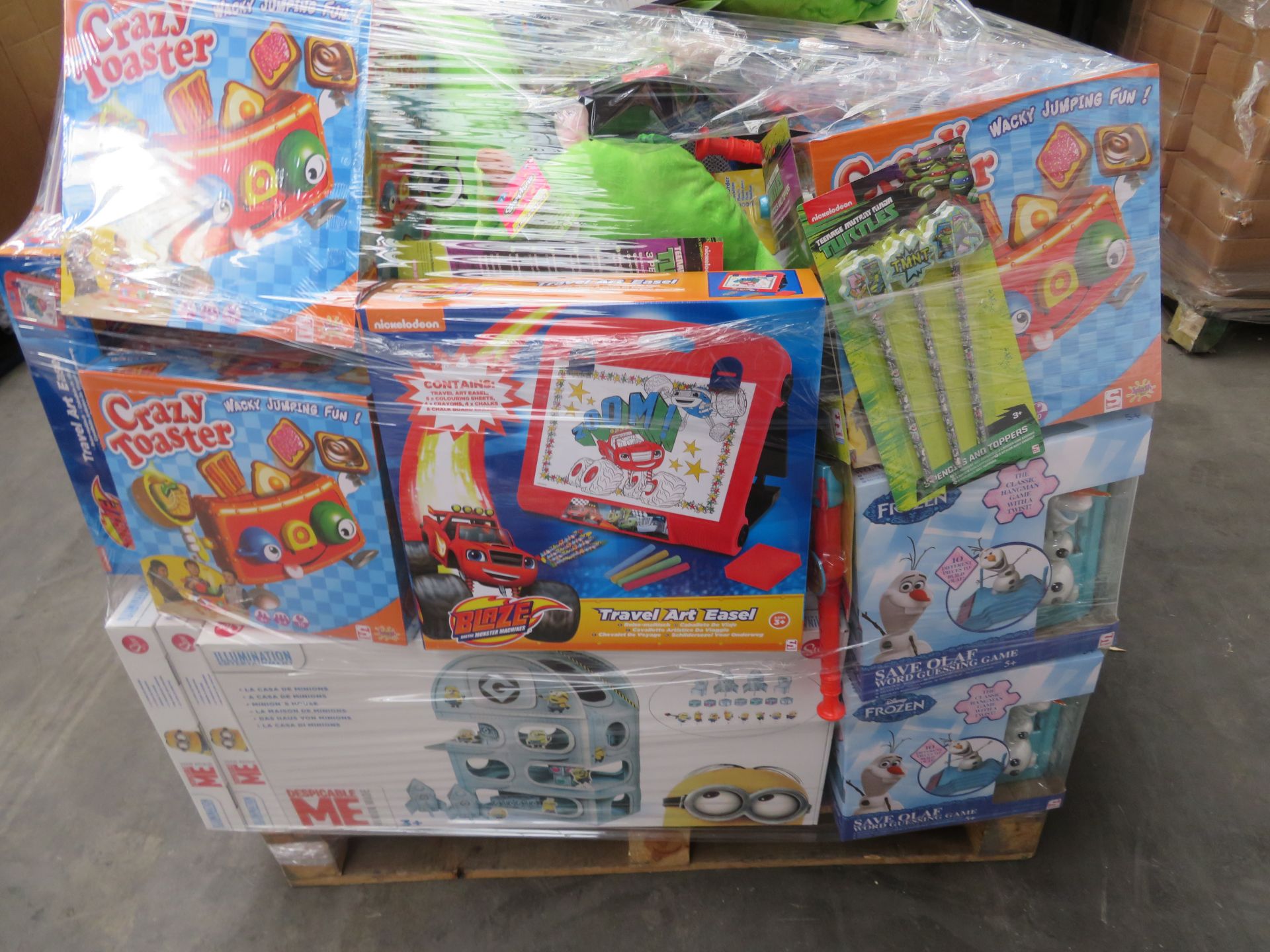 (Os9) Large Pallet To Contain 525 Items Of Various Brand New Items To Include: Teenage Mutant - Image 4 of 10