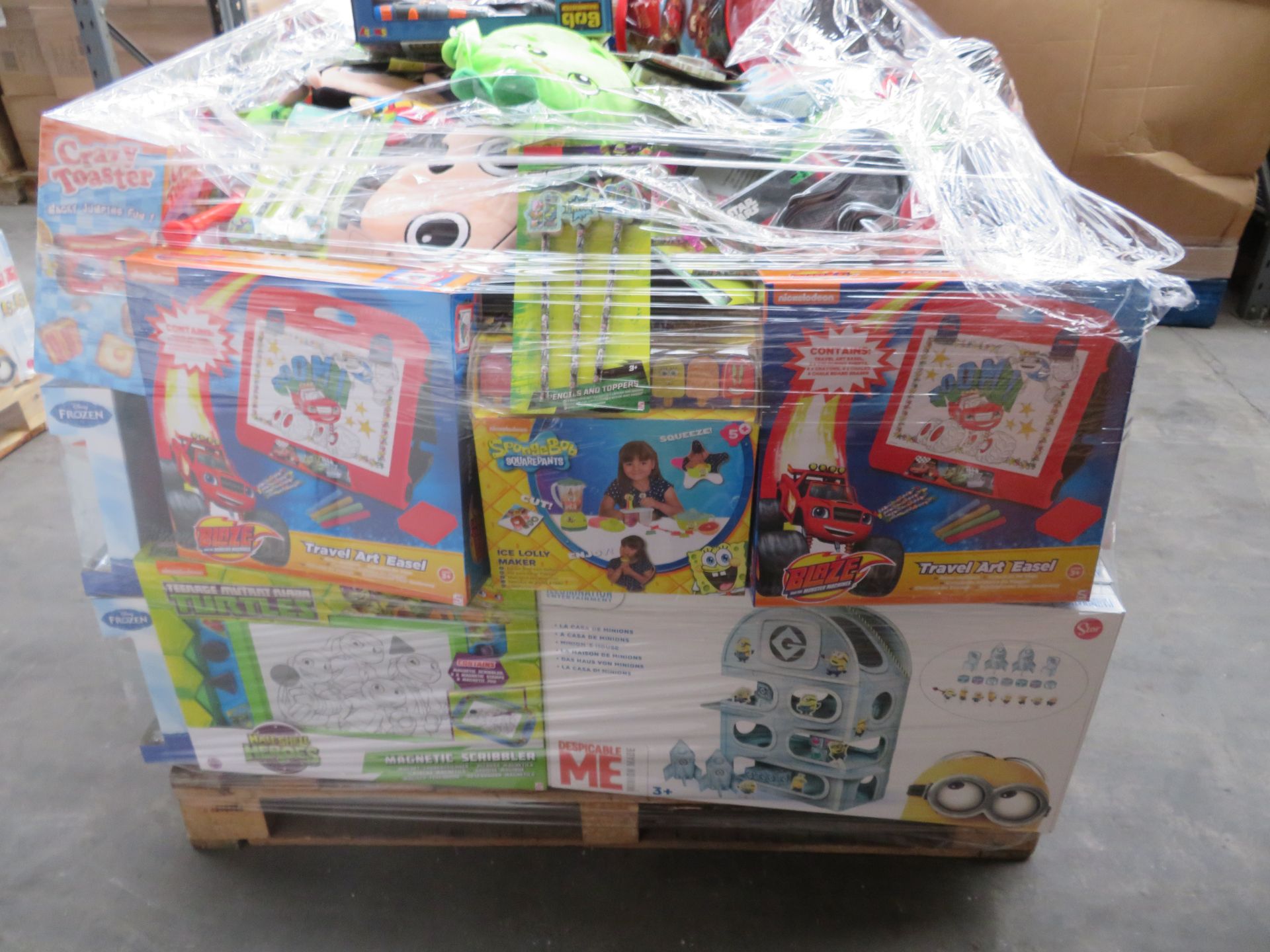 (Os9) Large Pallet To Contain 525 Items Of Various Brand New Items To Include: Teenage Mutant - Image 3 of 10