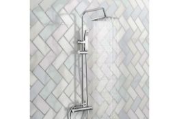 (C49) PALLET TO CONTAIN 10 x Square Exposed Shower Set- Medium Head. RRP £299.99 EACH, GIVING THIS