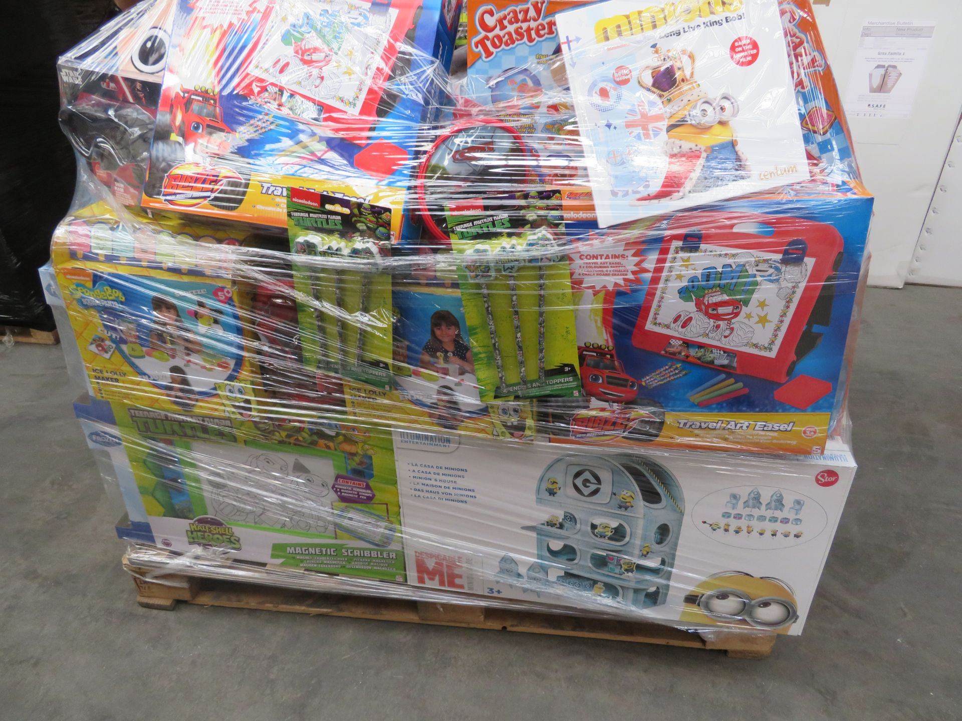 (Os9) Large Pallet To Contain 525 Items Of Various Brand New Items To Include: Teenage Mutant - Image 2 of 10