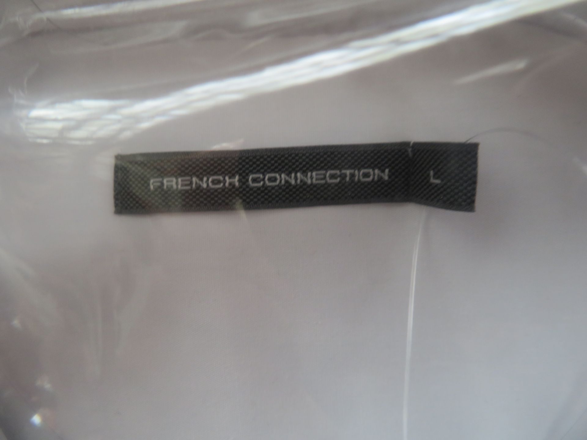 20 x Brand New French Connection Formal White Long Sleeve Shirts in Various Sizes. Huge Re-Sale - Image 3 of 4