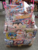 (Os5) Large Pallet To Contain 446 Items Of Various Brand New Items To Include: Disneys Cars Bath