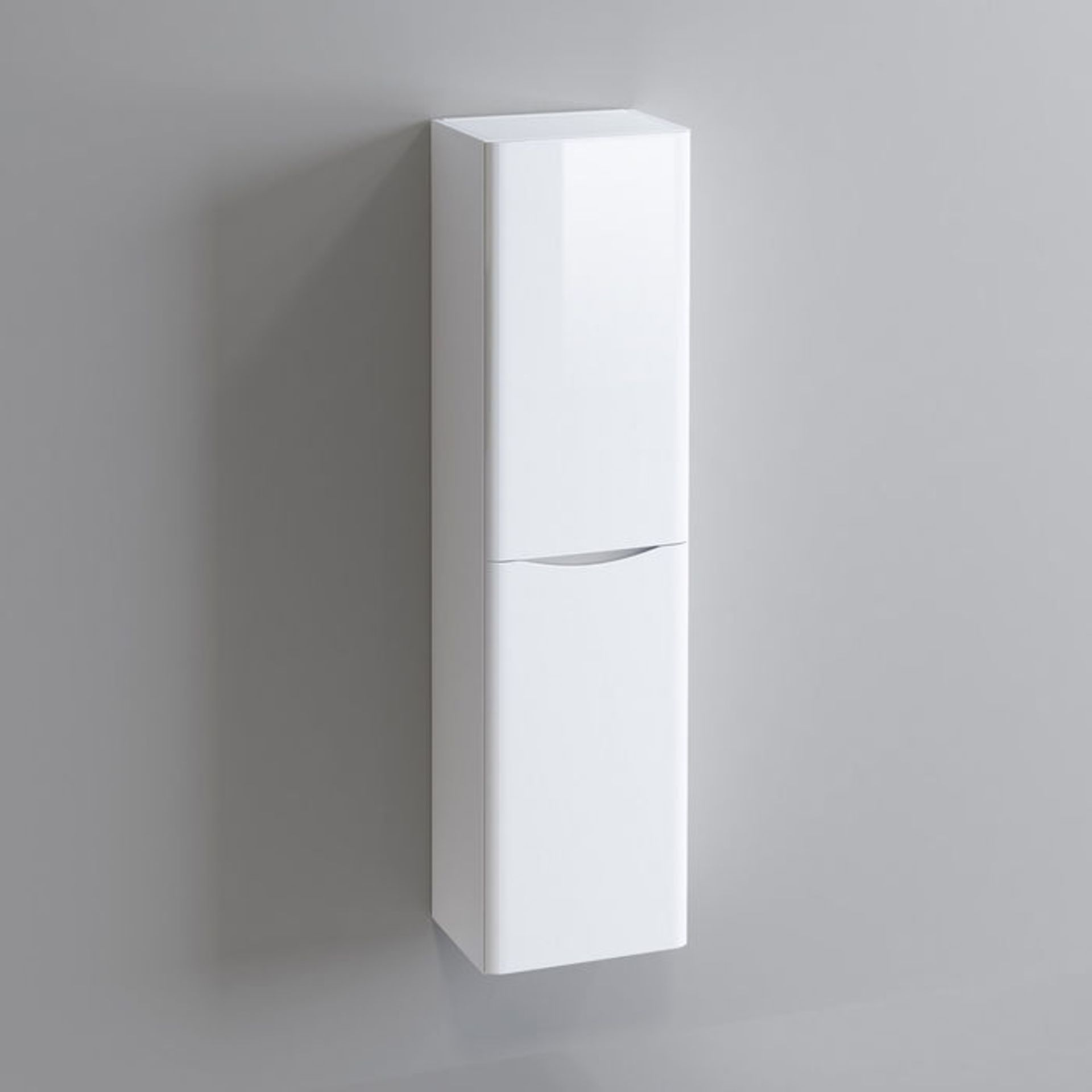 (C7) Pallet To Contain 6 X Brand New 1400Mm Austin Ii Gloss White Tall Wall Hung Storage Cabinet. - Image 4 of 8