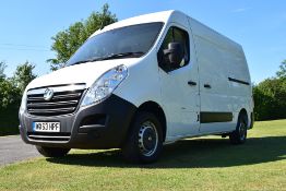 2013 Vauxhall Movano F3500 CDTI L2H2 Panel Van With Ramp, Winch And Washable Lining