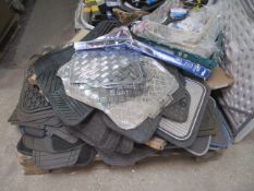 Pallet of assorted car mats , unsorted possible sets unchecked