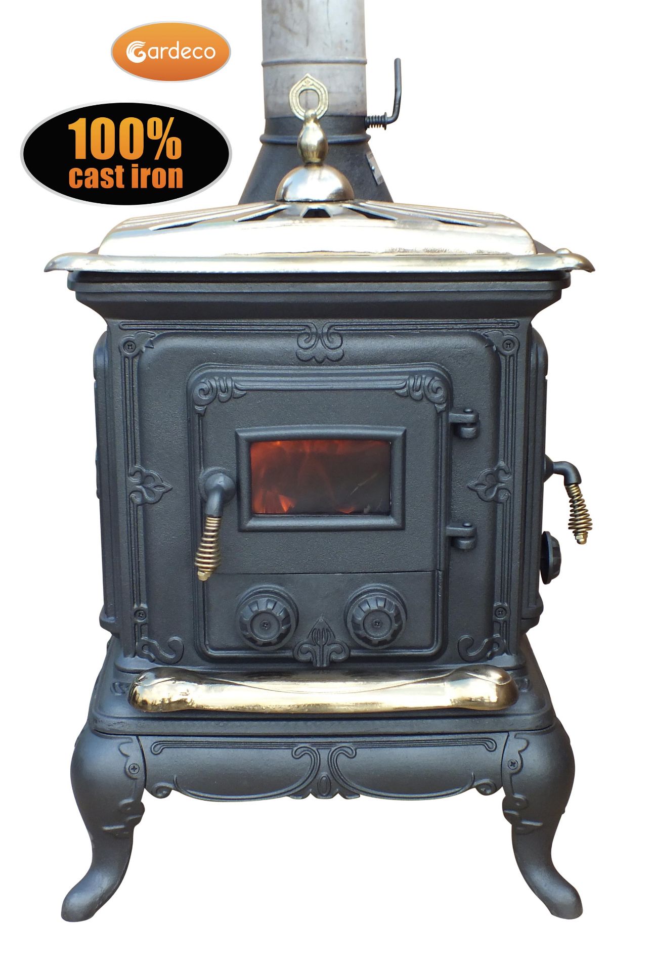 1. x pc Brand new Gardeco AMBELCOTE - CAST IRON MULTI FUEL STOVE 7.2KW rrp£399.99 - PREMIUM