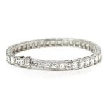 Cartier Platinum Diamond Tennis Bracelet