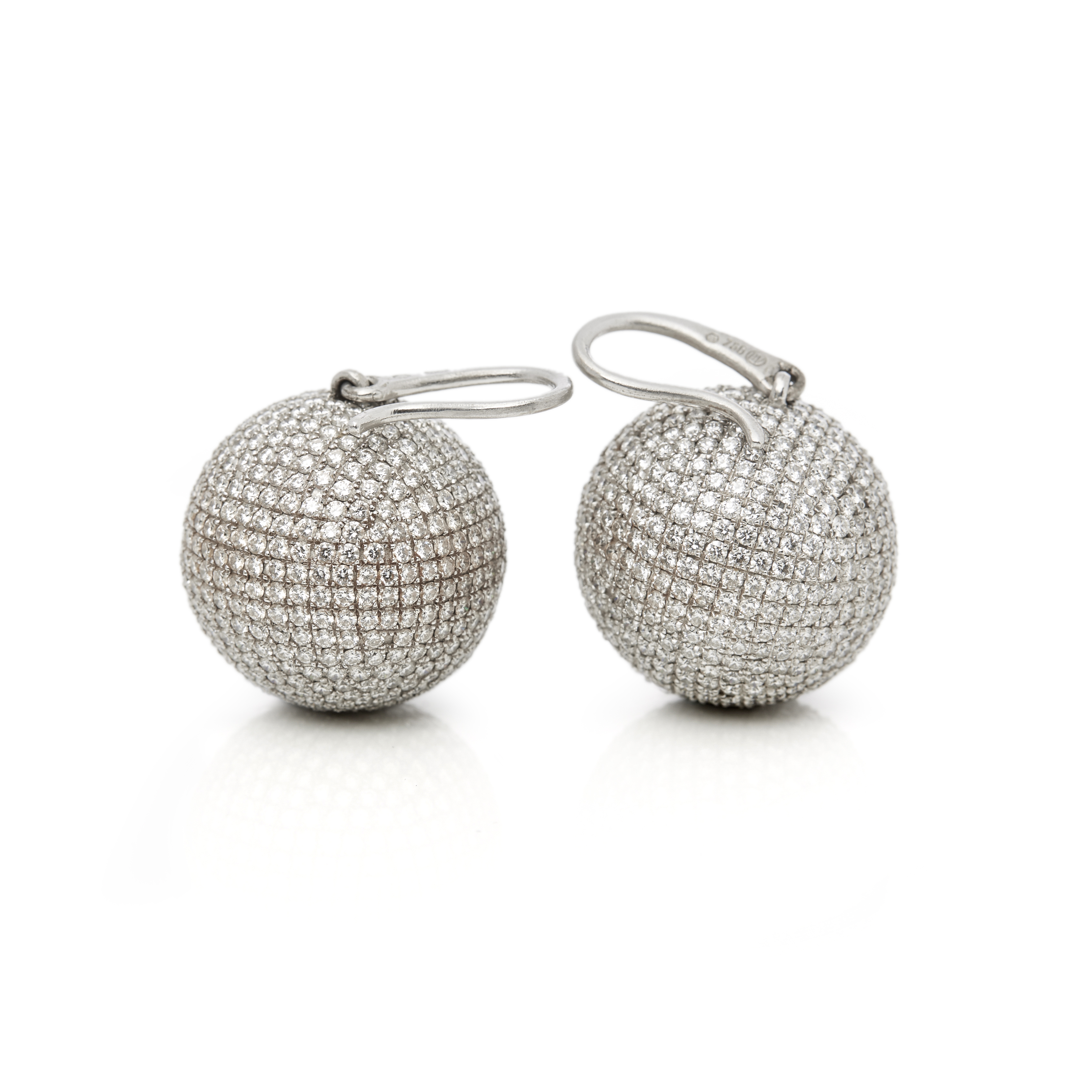 Bottega Veneta Sfera Diamond Earrings - Image 3 of 8