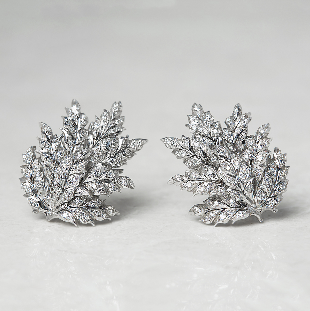 Buccellati 18k White Gold South Sea Pearl & 2.71ct Diamond Drop Earrings - Image 4 of 13