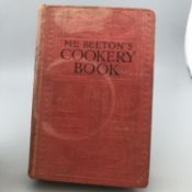 Mrs BeetonÕs Cookery Book - Red Hardback c. 1911 - Antique Recipe Book