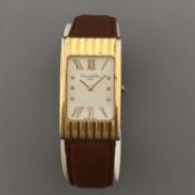 Retro Christian Dior Modele Depose Ladies Watch Gold Plated Tan Leather Strap
