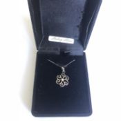 A beautiful necklace and pendant as shown. Both sterling silver. In very good condition and complete