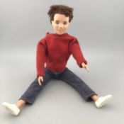 Pedigree PAUL Sindy Boyfriend 1960s / 70s Rooted Hair Vintage Doll With Clothes