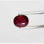 IGI Certified 3.06 ct. Untreated Ruby AFRICA