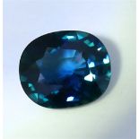 IGI Cert. 1.06 ct. Untreated Blue Sapphire - SRI LANKA