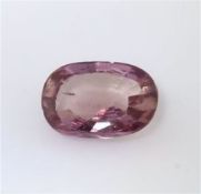 IGI Cert. 1.00 ct. Purple Pink Sapphire - MADAGASCAR