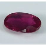 GIA Certified 3.02 ct. Untreated Ruby - BURMA