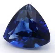 IGI Cert. 0.45 ct. Untreated Blue Sapphire - KASHMIR