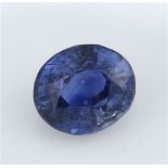 IGI Certified 1.71 ct. Blue Sapphire SRI LANKA