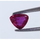 IGI Certified 1.04 ct. Untreated Ruby - MOZAMBIQUE