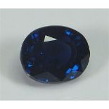 GIA Certified 2.01 ct. Blue Sapphire - BURMA